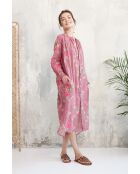 Lilafarbenes Baumwollkleid Talula-2 Roses Garden