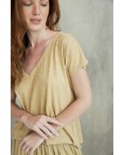 Beiges Baumwoll-T-Shirt Roxy-2