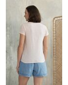 T-shirt Roxane in cotone - 3 rosa