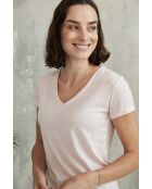 T-shirt Roxane in cotone - 3 rosa