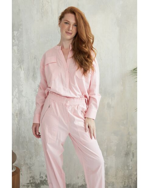 Top rosa Boby-1 in cotone