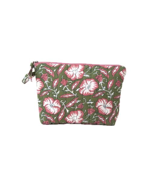 Keeran Summer Batik grüner Baumwollbeutel