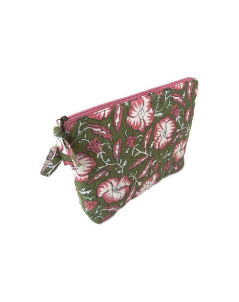 Keeran Summer Batik grüner Baumwollbeutel