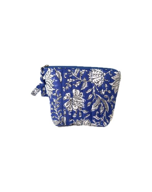 Pochette en coton Anjee fleurs de jodhpur