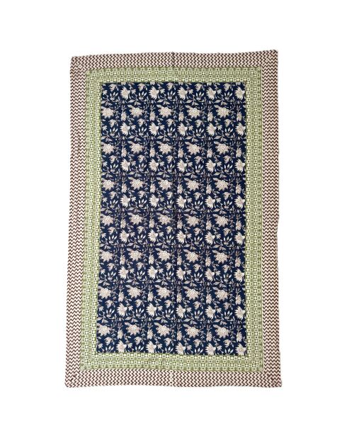 Etole en coton Etole Batik- 3 summer batik blue