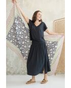 Etole en coton Etole Batik- 3 summer batik blue