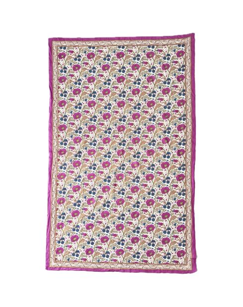 Baumwollstola Ecole Batik-1 Sommer-Batik rosa