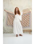 Etole en coton Etole Batik-2 summer batik green