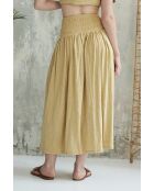 Beiger Baumwollrock Wendy-2