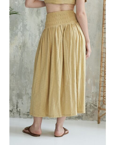 Beiger Baumwollrock Wendy-2