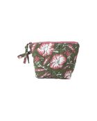 Pochette en coton Anjee summer batik green