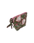 Pochette en coton Anjee summer batik green