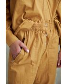 Beige katoenen broek Bari-2