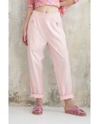 Bari-1 roze katoenen broek