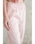 Bari-1 roze katoenen broek