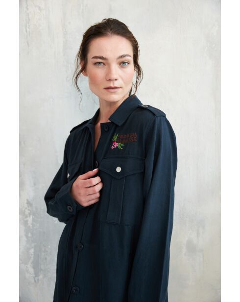 Schwarze Baumwolljacke Nova-2