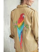 Giacca Nova-1 in cotone beige