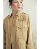 Giacca Nova-1 in cotone beige