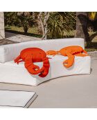 Coussin crabe CS4 rouge - 70x50x15cm