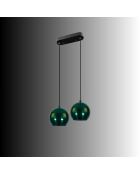 Orbıt-15-16300-D groene kroonluchter -H.35 tot 100 cm