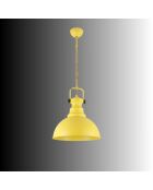 Kure-30-3710-A gelber Kronleuchter -H.40 bis 90 cm