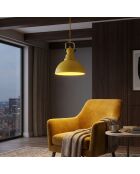 Kure-30-3710-A gelber Kronleuchter -H.40 bis 90 cm