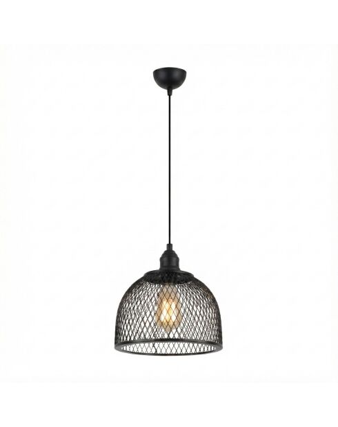 Berk-16400-7-A schwarzer Kronleuchter -H.30 bis 109 cm