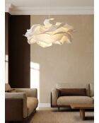 Lampadario MOD0009 bianco -H.80-85 cm