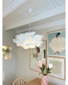Lampadario MOD0009 bianco -H.80-85 cm