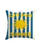 Cuscino estivo CI-CA stampato Cote d'Azur - 40x40cm