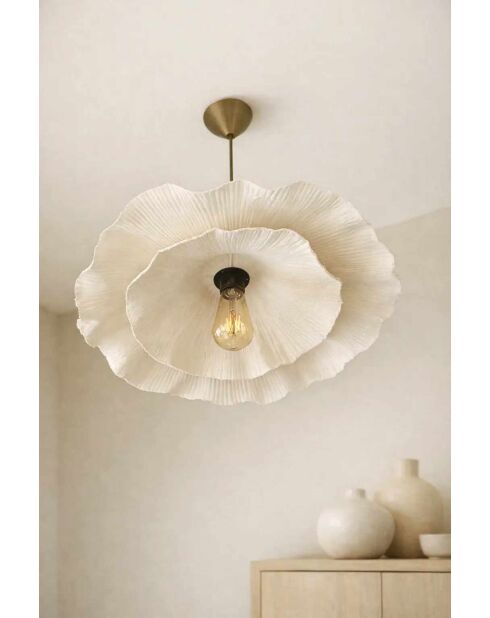 Lampadario MOD0001 bianco -H.75-80 cm