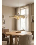 Lampadario MOD0001 bianco -H.75-80 cm
