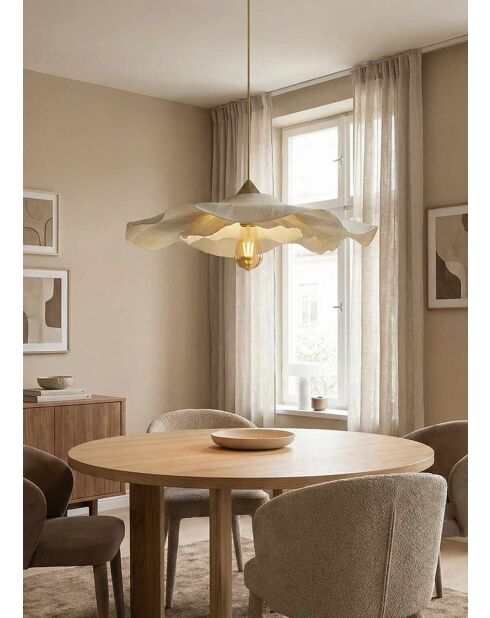 Lampadario MOD0001 bianco -H.75-80 cm