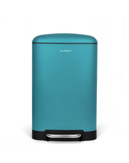 Papelera con pedales azul celeste - 20 L