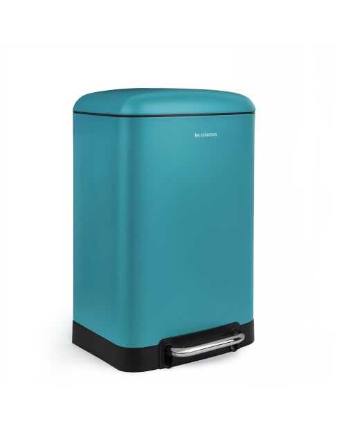 Papelera con pedales azul celeste - 20 L