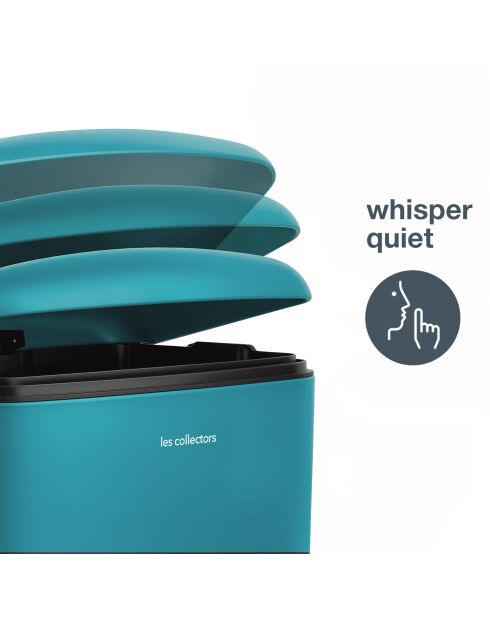 Papelera con pedales azul celeste - 20 L