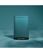 Papelera con pedales azul celeste - 20 L