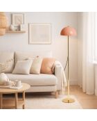 Stehlampe 242398 goldener Lachs - H.140 cm