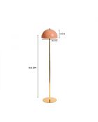 Stehlampe 242398 goldener Lachs - H.140 cm
