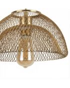 Berk-16400-8 goldener Kronleuchter - H.22 bis 102 cm