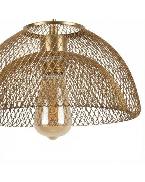 Berk-16400-8 goldener Kronleuchter - H.22 bis 102 cm