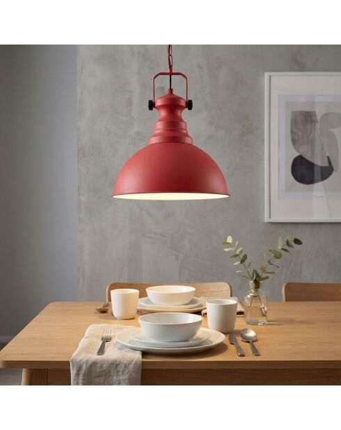 Kure-30-3710-D roter Kronleuchter -H.40 bis 90 cm