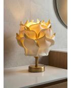 MAG0008 antieke gouden tafellamp -H.30 cm