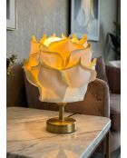 MAG0008 antieke gouden tafellamp -H.30 cm