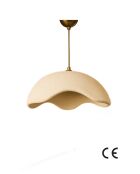 Lampadario crema BK239 -H.20 a 65 cm