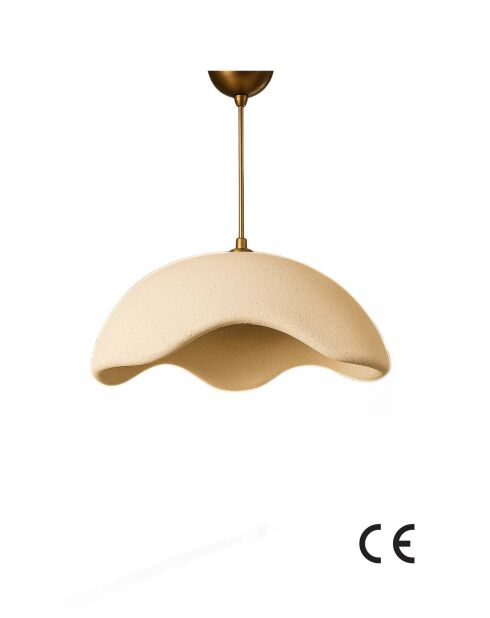 Lampadario crema BK239 -H.20 a 65 cm