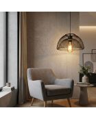 Kronleuchter Berk-16400-8-A schwarz -H.22 bis 102 cm