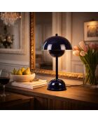 Eylul-15681-F Tischlampe marineblau-20 x 20 x 40 cm