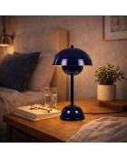 Eylul-15681-F Tischlampe marineblau-20 x 20 x 40 cm