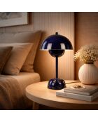 Eylul-15681-F Tischlampe marineblau-20 x 20 x 40 cm